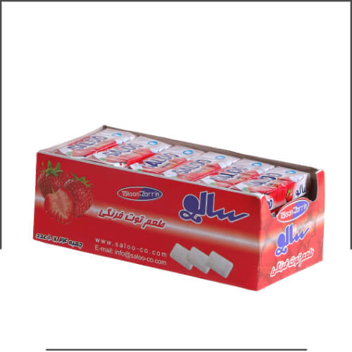 Dragee Chewing Gum 10 pcs/pack Strawberry Flavor